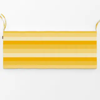 Bankauflage Streifen gelb