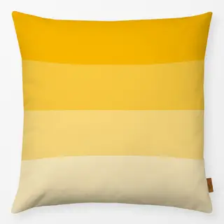 Kissen Streifen gelb