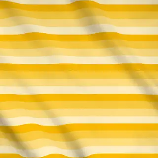 Meterware Streifen gelb