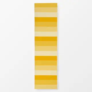 Tischläufer Streifen gelb