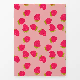 Geschirrtücher Erdbeeren Muster rosa