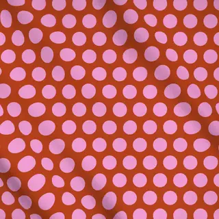 Meterware Polkadots | rosa-rot