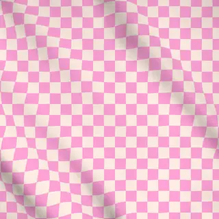 Meterware Chess Pattern pink