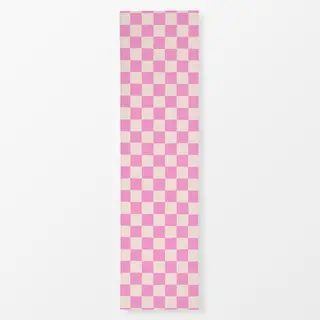 Tischläufer Chess Pattern pink