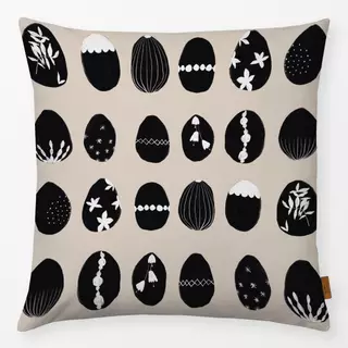 Kissen Ostereier beige