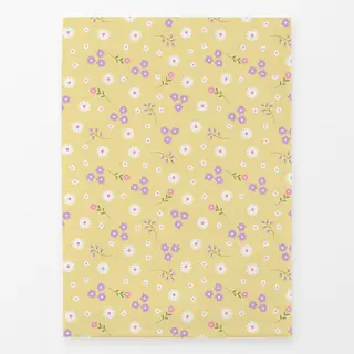 Geschirrtücher Blumenmuster Gelb
