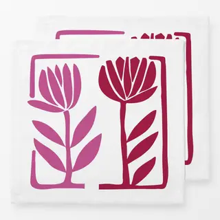 Servietten Modern Tulips II