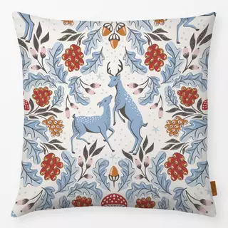 Kissen Herbstwald Hirsch