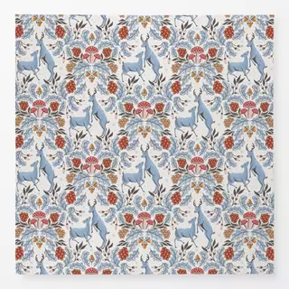 Tischdecke Herbstwald Hirsch