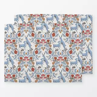 Tischset Herbstwald Hirsch