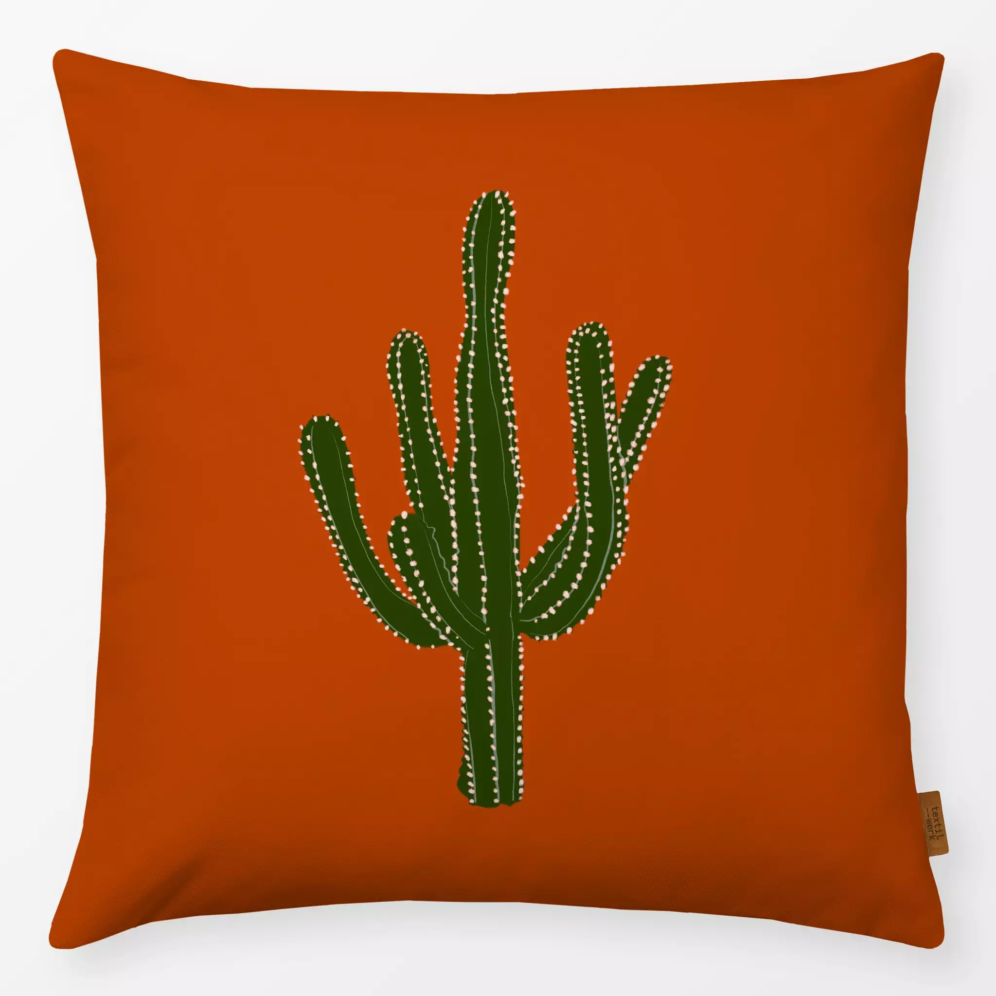 Kissen Kissen Kaktus Orange