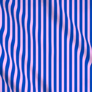 Meterware Birthday Stripes Pink Blue