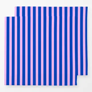 Servietten Birthday Stripes Pink Blue