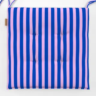 Sitzkissen Birthday Stripes Pink Blue