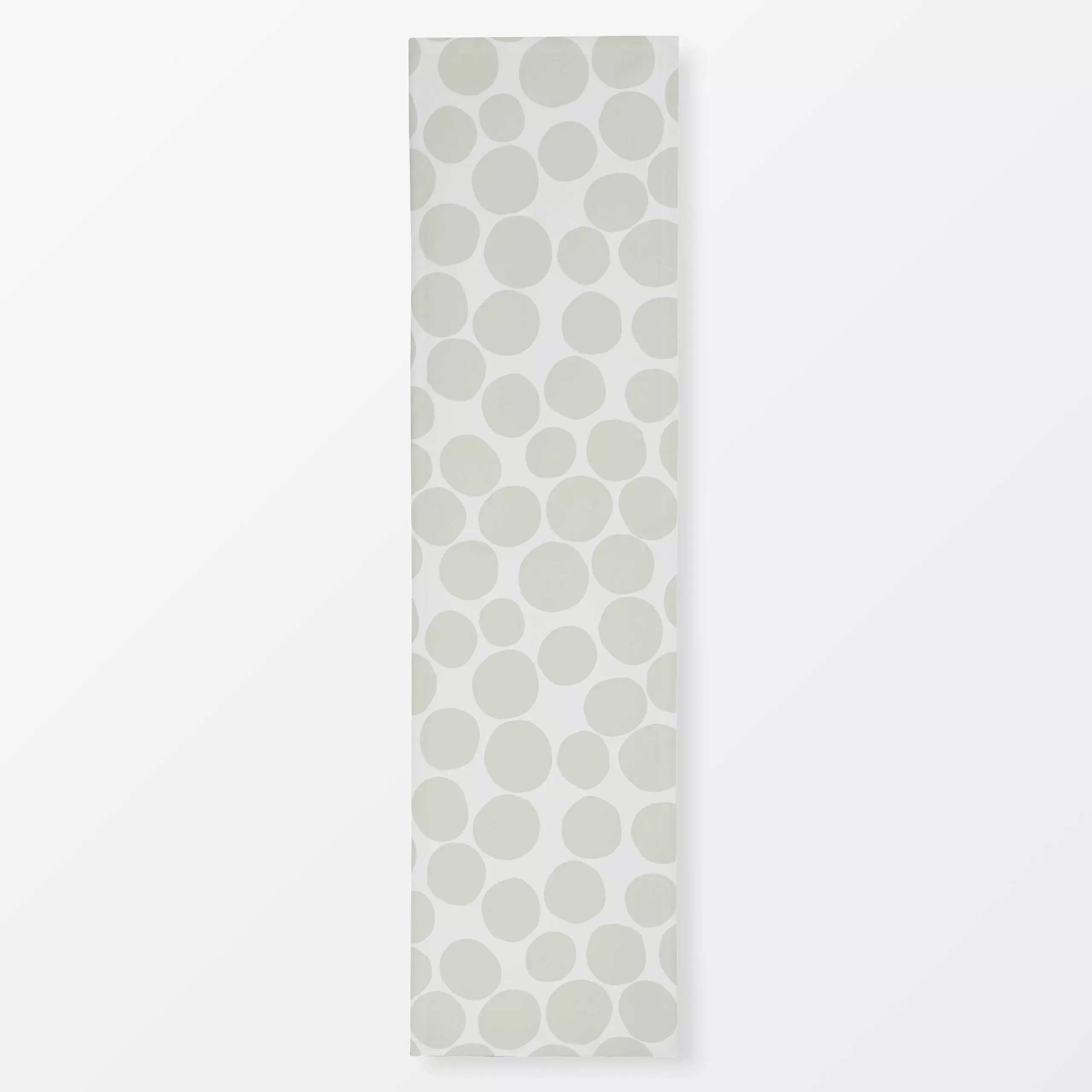 Tischläufer Circle Silver - Symbole & Muster - von „Studio ROSAGRAU"; Dots, Nature, natural, dotted, Naturals