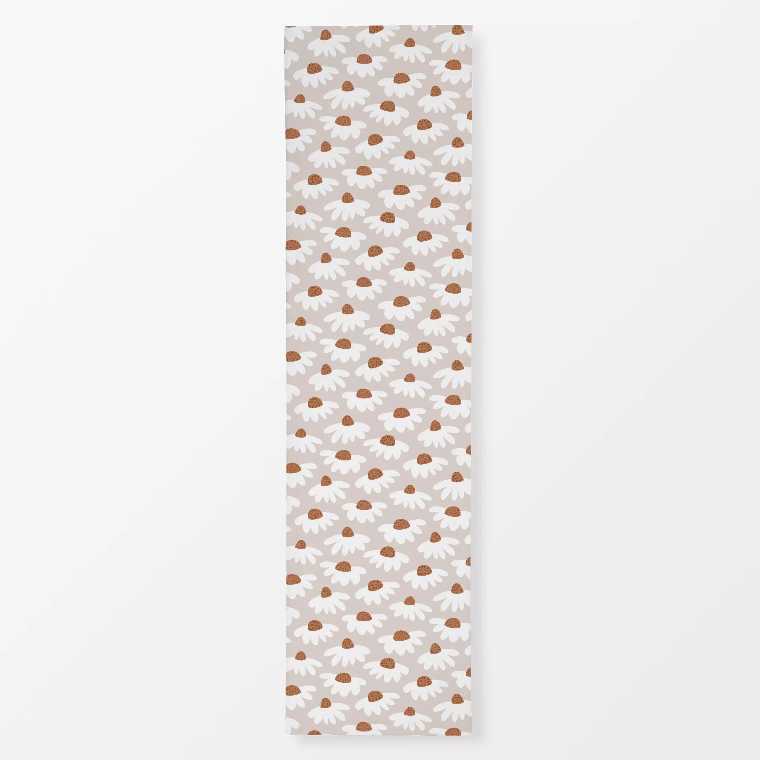 Tischläufer Flowers neutral - Kinderzimmer & Motive für Kinder, Symbole & Muster - von „Kathrin Woo"; boho, minimal, Hygge, ...