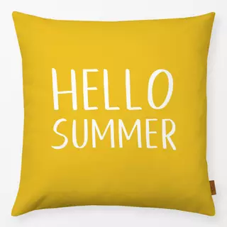 Kissen Hello Summer - Gelb