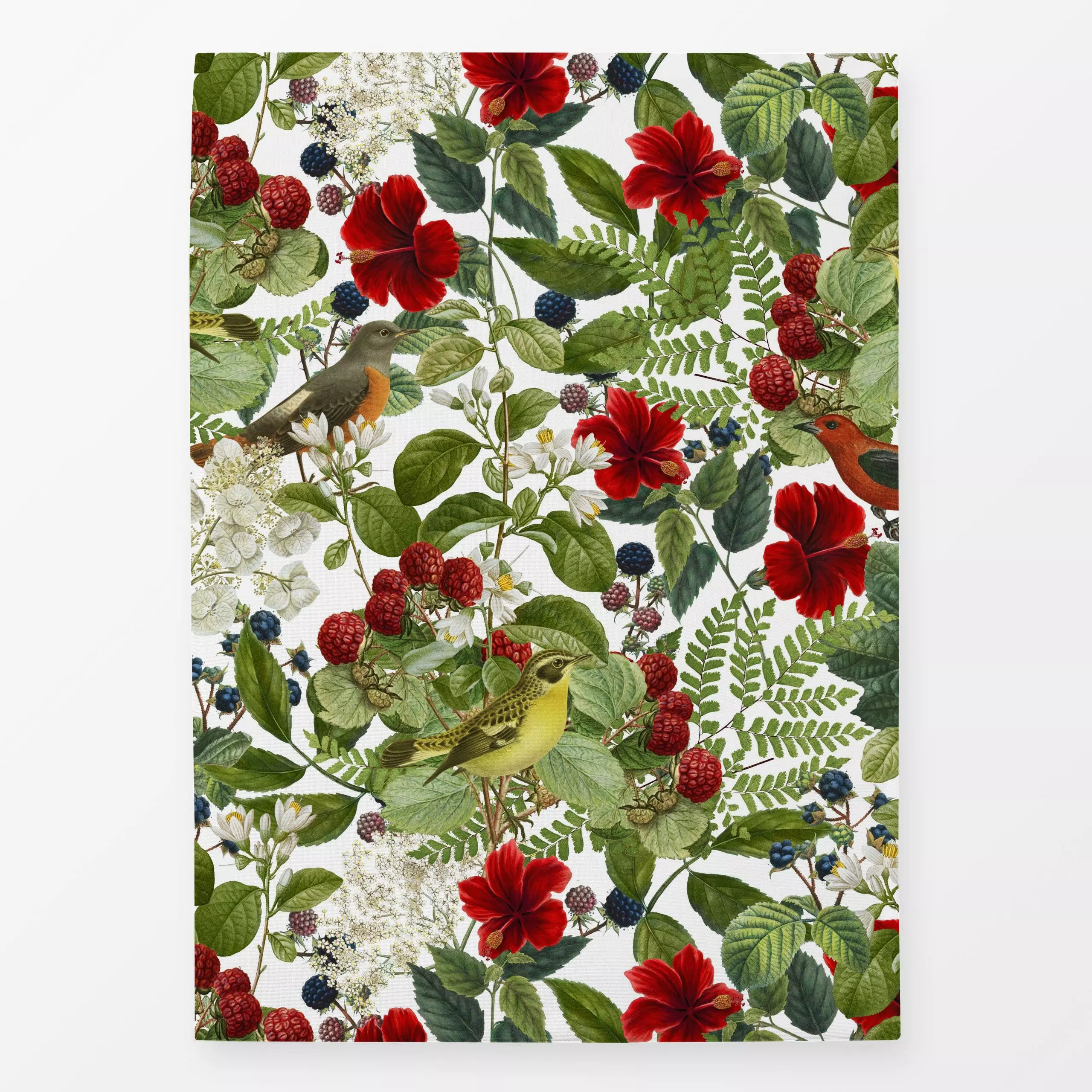 Geschirrtücher Birds And Berries - Natur & Landschaft, Tiere, Pflanzen & Botanik - von „Andrea Haase"; Natur, Blumen, Pflanz...