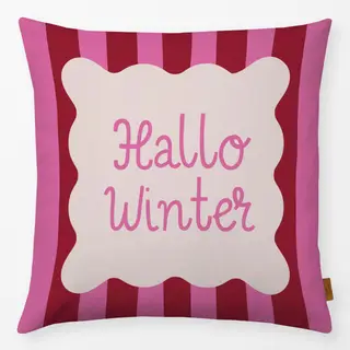 Kissen Hallo Winter