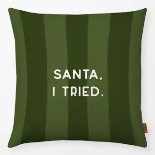 Kissen Santa Quote
