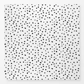 Tischdecke Konfetti Punkte 1 schwarz weiß