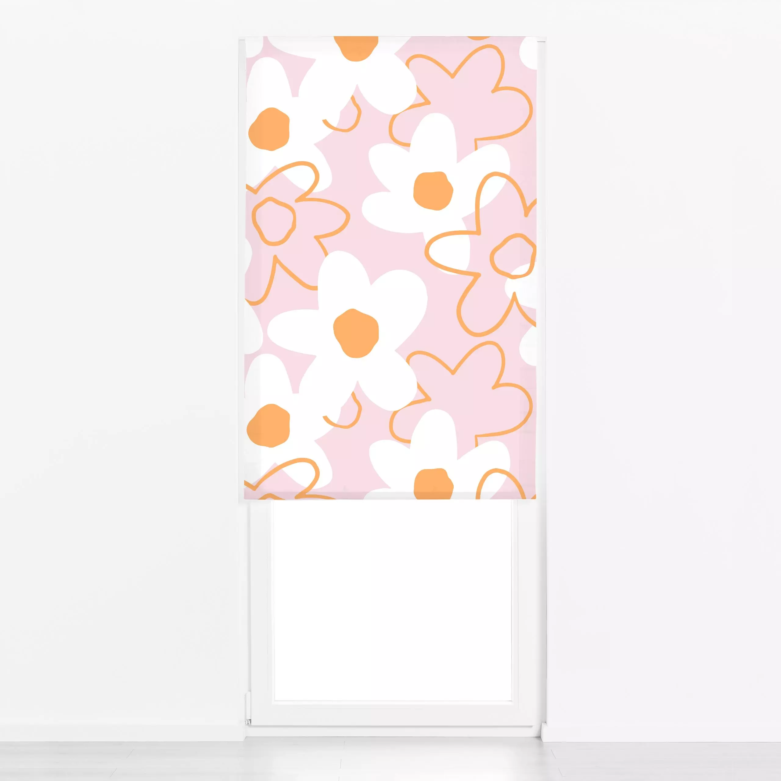 Raffrollo Spring Flower Pattern - Symbole & Muster, Anlässe, Ostern - von „Kruth Design"; Blumen, Sommerblumen, Sommer, outd...