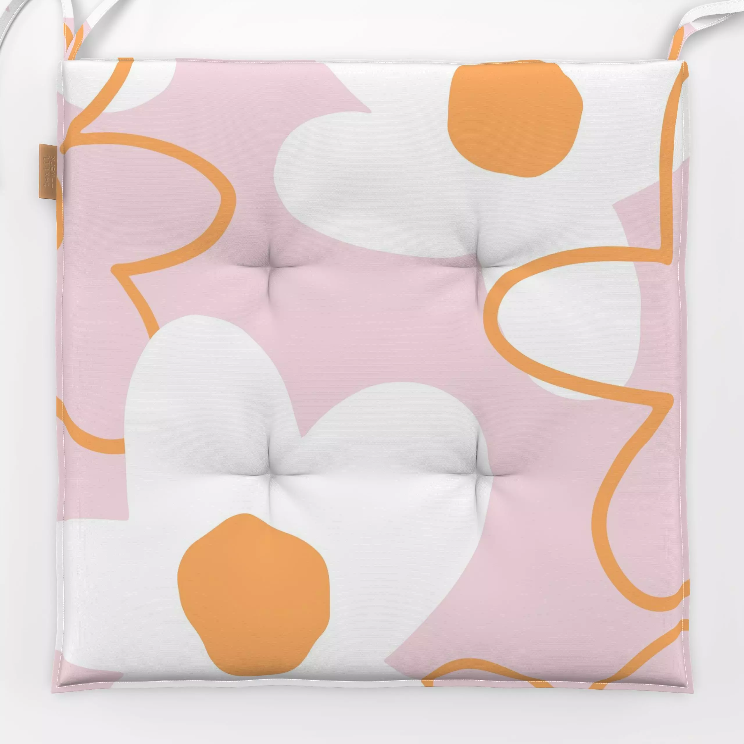 Sitzkissen Spring Flower Pattern - Symbole & Muster, Anlässe, Ostern - von „Kruth Design"; Blumen, Sommerblumen, Sommer, out...