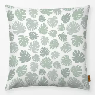 Kissen Mint Monstera