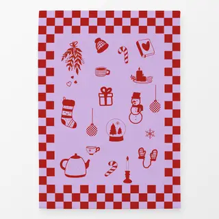 Geschirrtücher Red Winter Joy