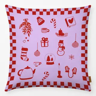 Kissen Red Winter Joy