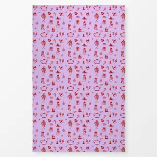 Tischdecke Red Winter Joy