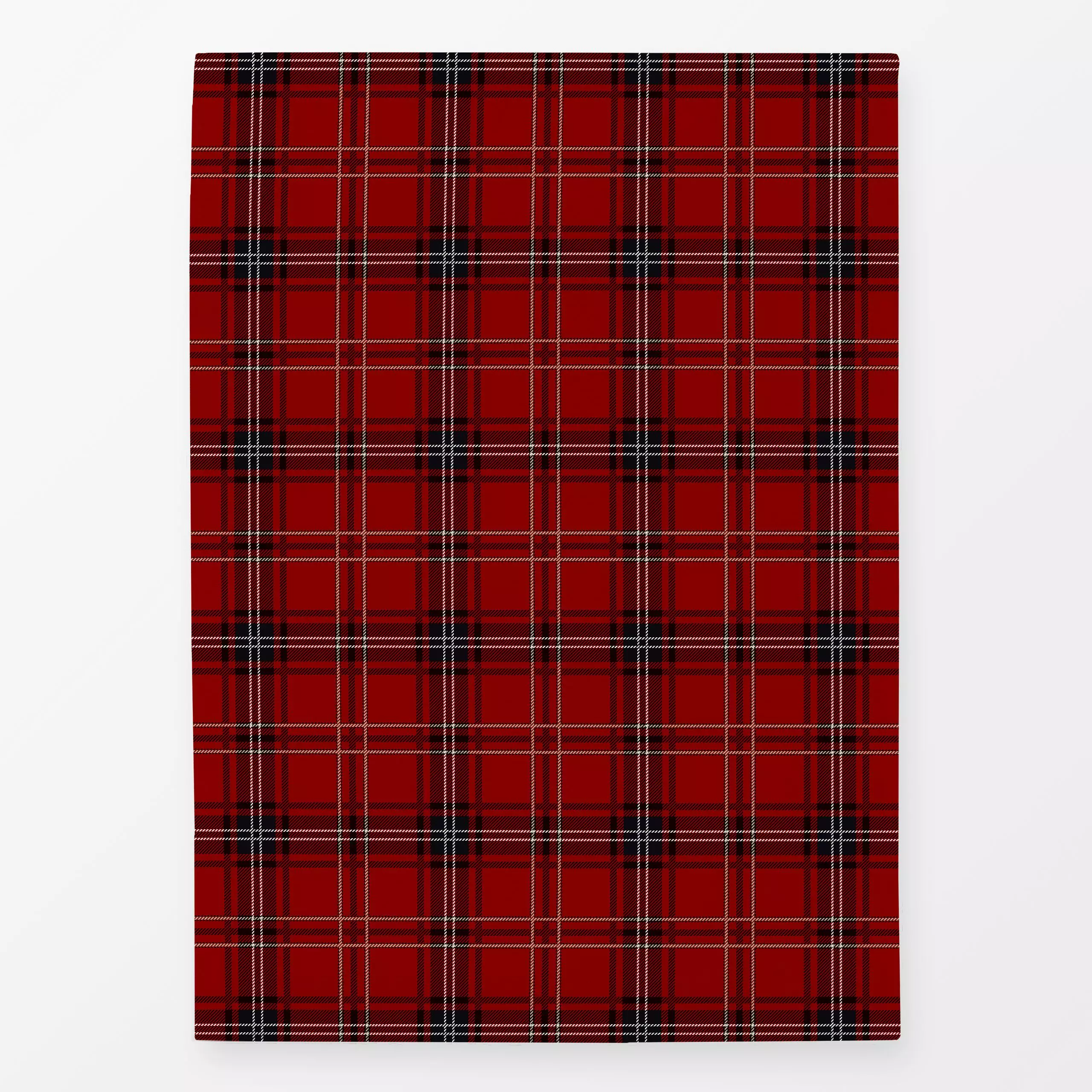 Geschirrtücher Weihnachtstartan 3 - Weihnachten, Winter, Symbole & Muster - von „Uta Naumann"; vintage, Karo, weihnachtlich,...