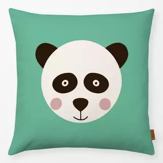 Kissen Panda türkis