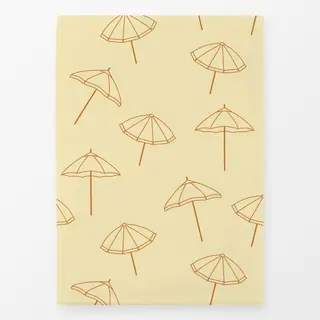 Geschirrtücher Parasol Pattern Yellow