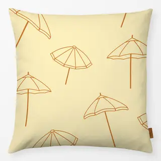 Kissen Parasol Pattern Yellow