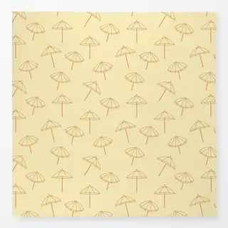 Tischdecke Parasol Pattern Yellow
