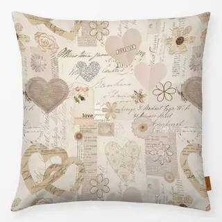 Kissen Vintage Romance Beige