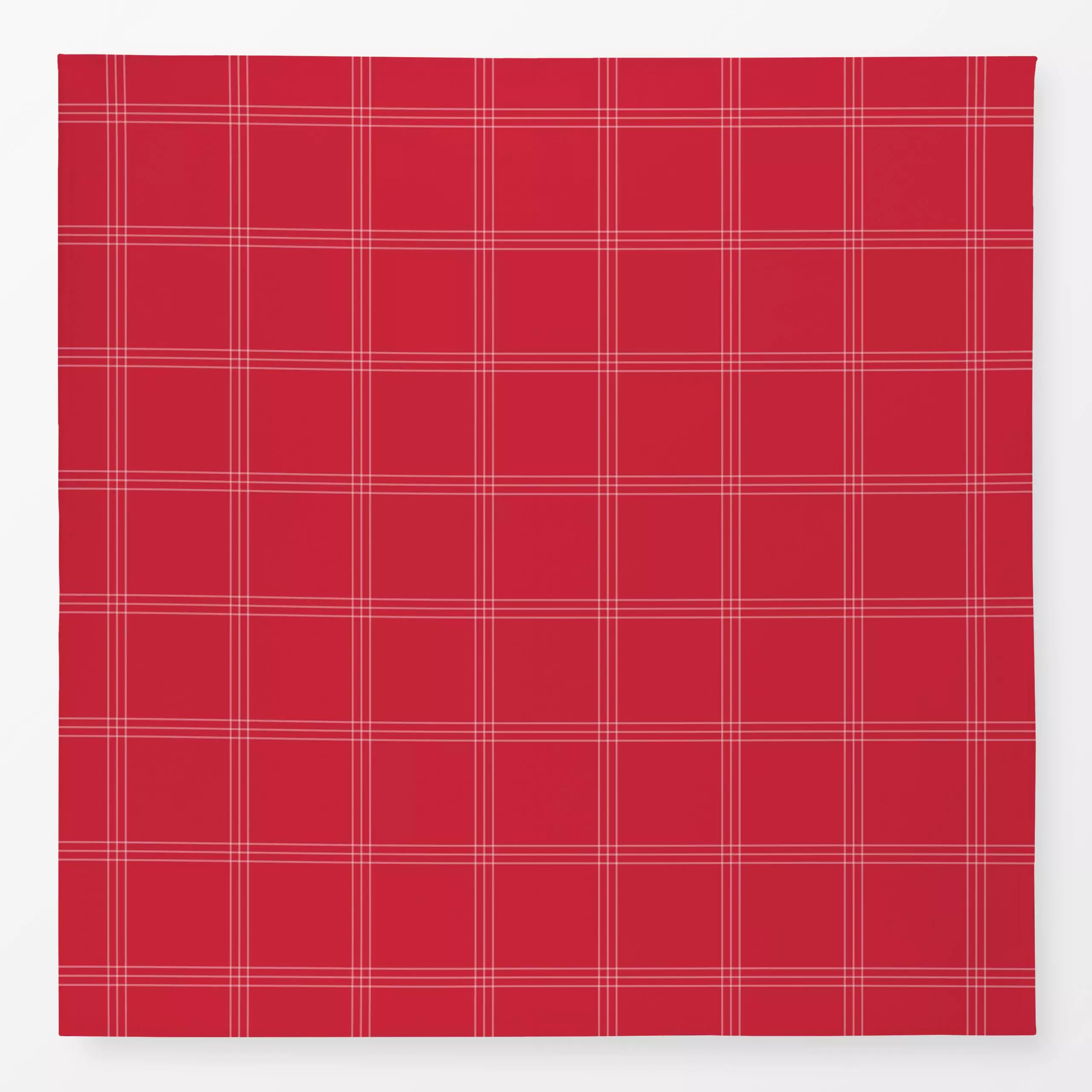 Tischdecke Streifen Karo rot - Weihnachten, Winter, Symbole & Muster - von „Heyduda"; Weihnachten, Winter, Karo, rot, klassi...