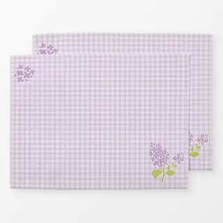 Tischset Flieder Vichy lila