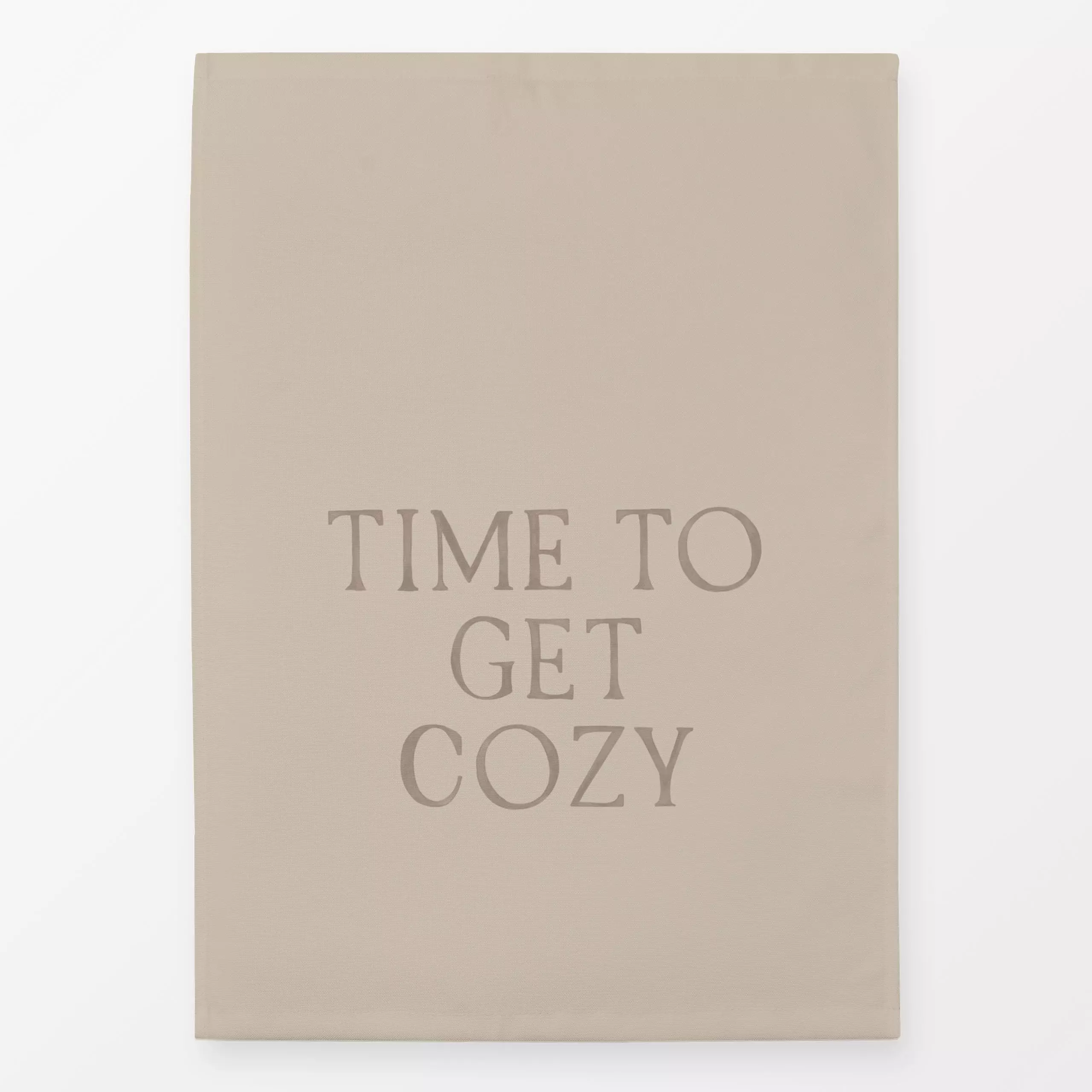 Geschirrtücher TIME TO GET COZY - Herbst, Sprüche & Schriftzüge - von „Kruth Design"; boho, skandinavisch, Cozy, Zitate und ...