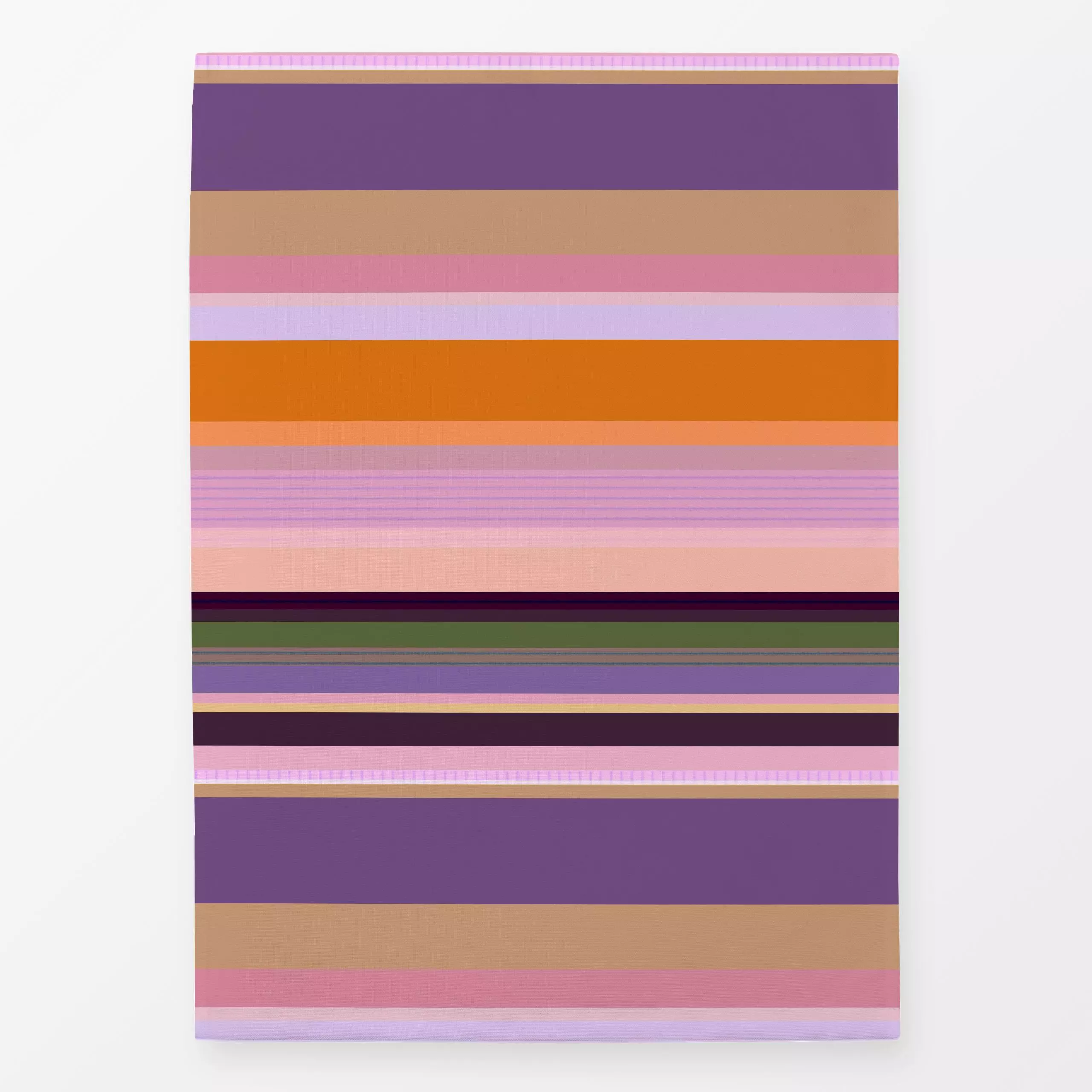 Geschirrtücher Horizontale Herbst Streifen - Herbst, Symbole & Muster - von „Alisa Knöß"; Streifen, Orange, Nordic, geschenk...