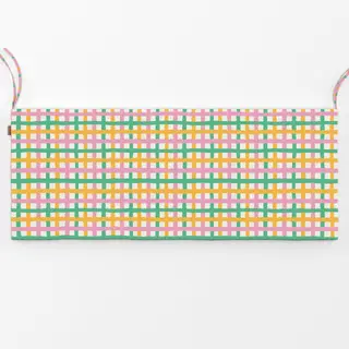 Bankauflage Karo Streifen Magic - pastell