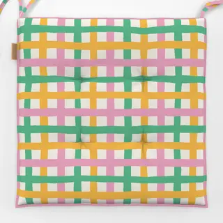 Sitzkissen Karo Streifen Magic - pastell