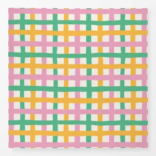 Tischdecke Karo Streifen Magic - pastell