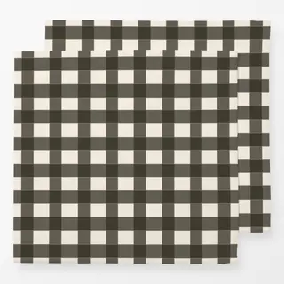 Servietten Calm Christmas Gingham