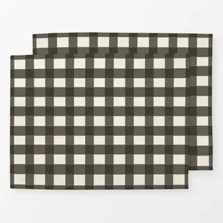 Tischset Calm Christmas Gingham