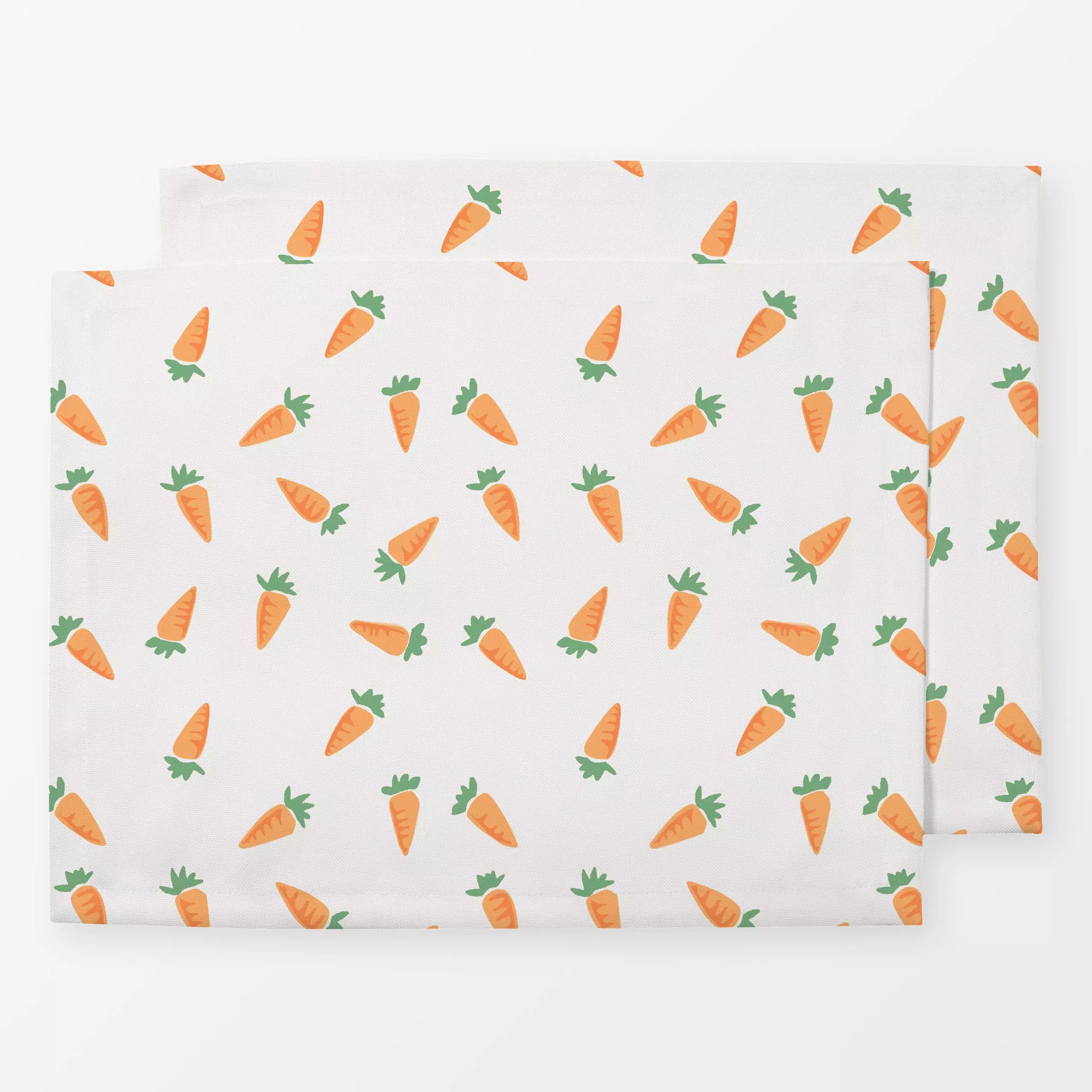 Tischset Möhrchen Karotten Ostern, gemustert, Ostern, von Studio Kesse
