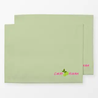 Tischset Caipirinha Typo & Limette