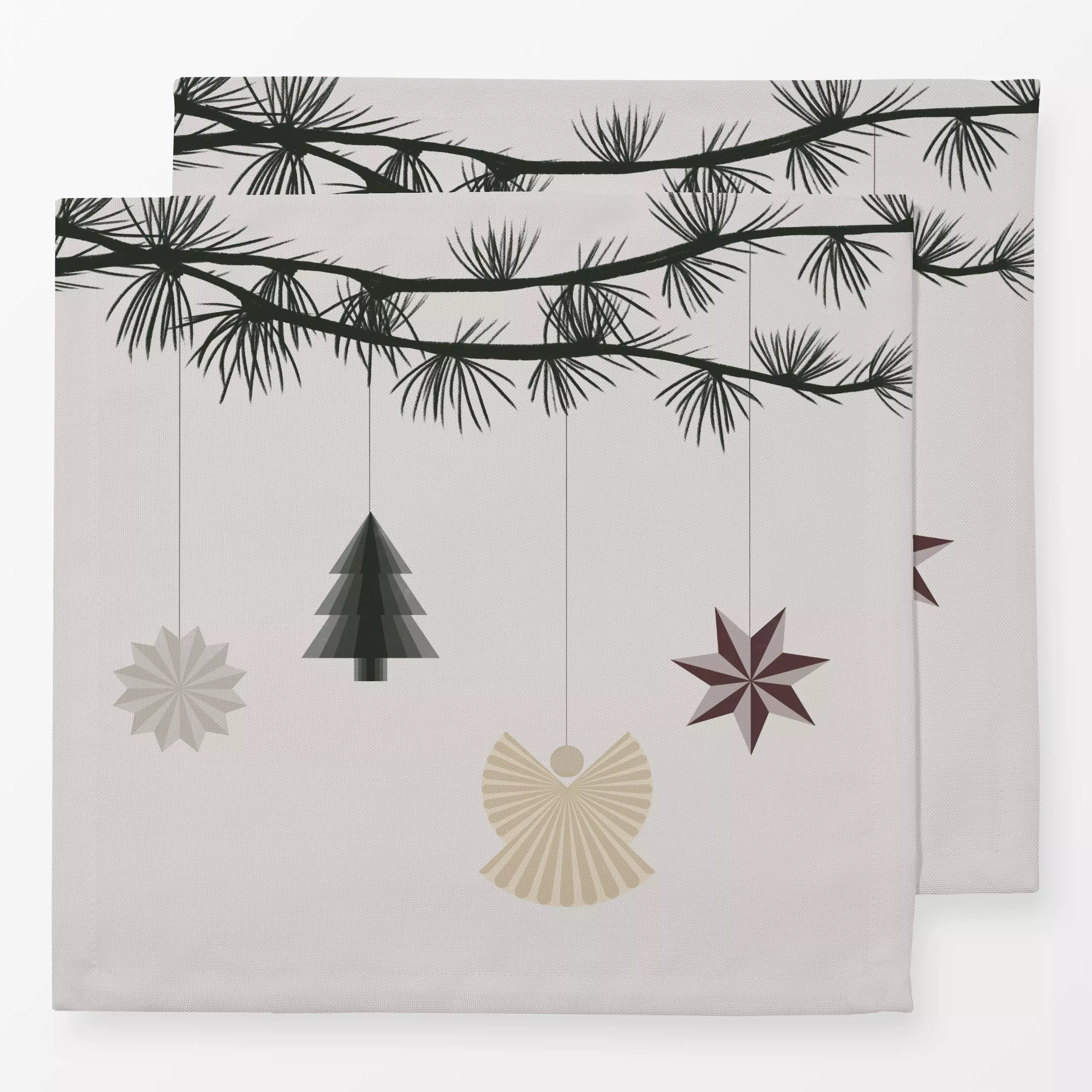 Servietten Weihnachtselemente - Weihnachten, Anlässe - von „textilwerk"