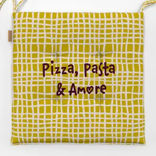 Sitzkissen Pizza-Pasta-&-Amore
